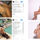 Images on the right are from Destiney Bleu’s designs. Images on the left are from Kardashian’s clothing line. (McArthur Law Firm)